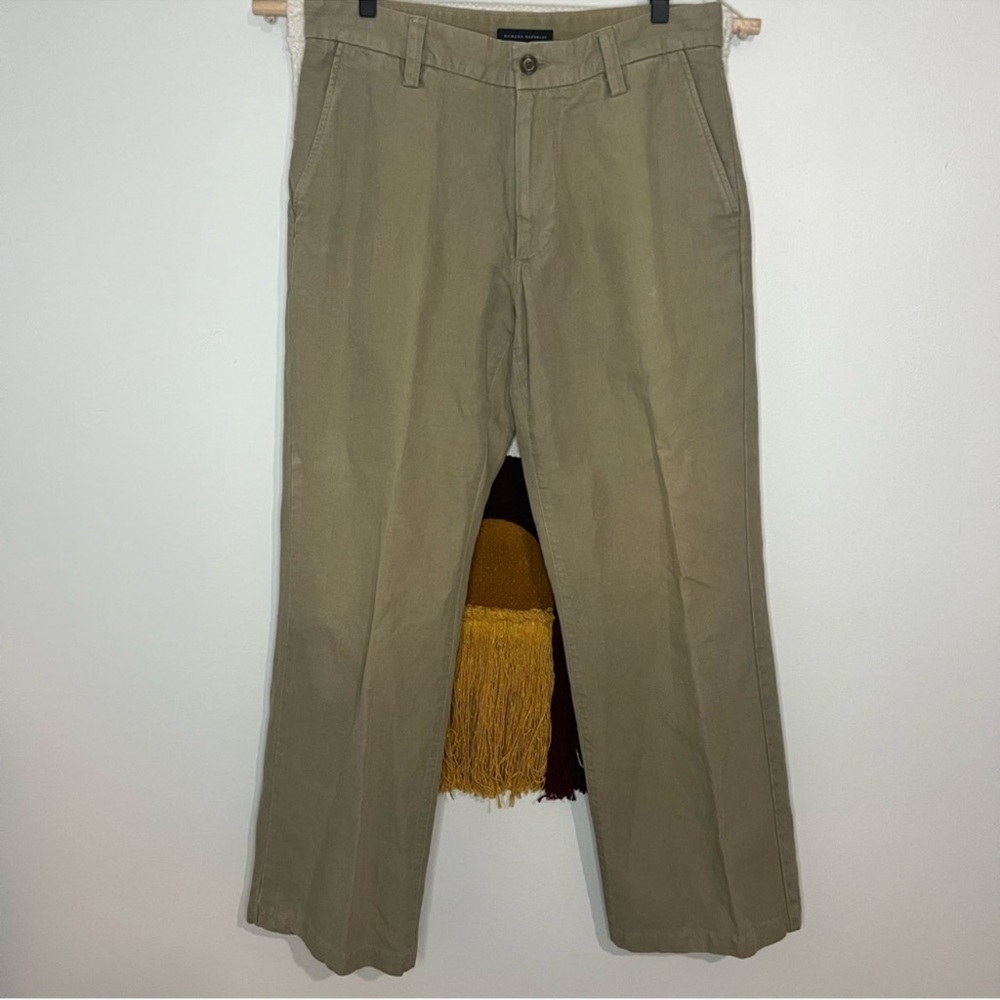 Banana Republic Straight Leg Linen Blend Pants 32W